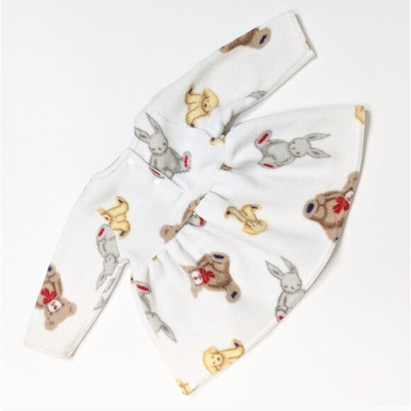 Vintage Carters Fleece Dress sz 6-9m - Picture 2 of 3